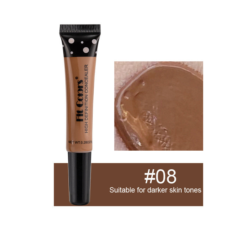 8-farbiger Schlauch-Concealer, Abdeckcreme, Reparatur, nährende flüssige Grundierung, Augenringe, Aknenarben, grenzüberschreitend