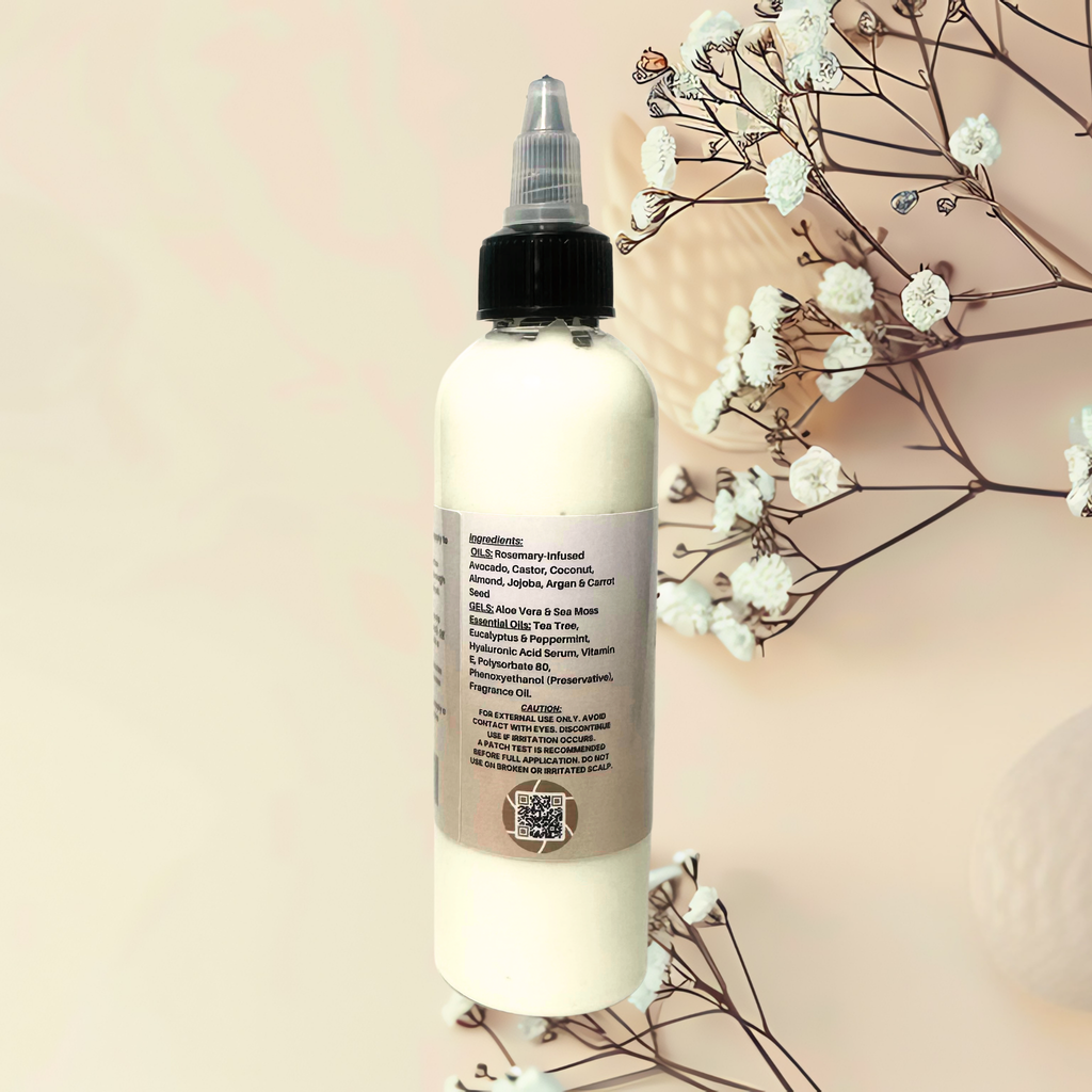 Strawberries & Cream | Hydra Silk Hair Oil | Hydrate | Smooth | Restore | 4 oz