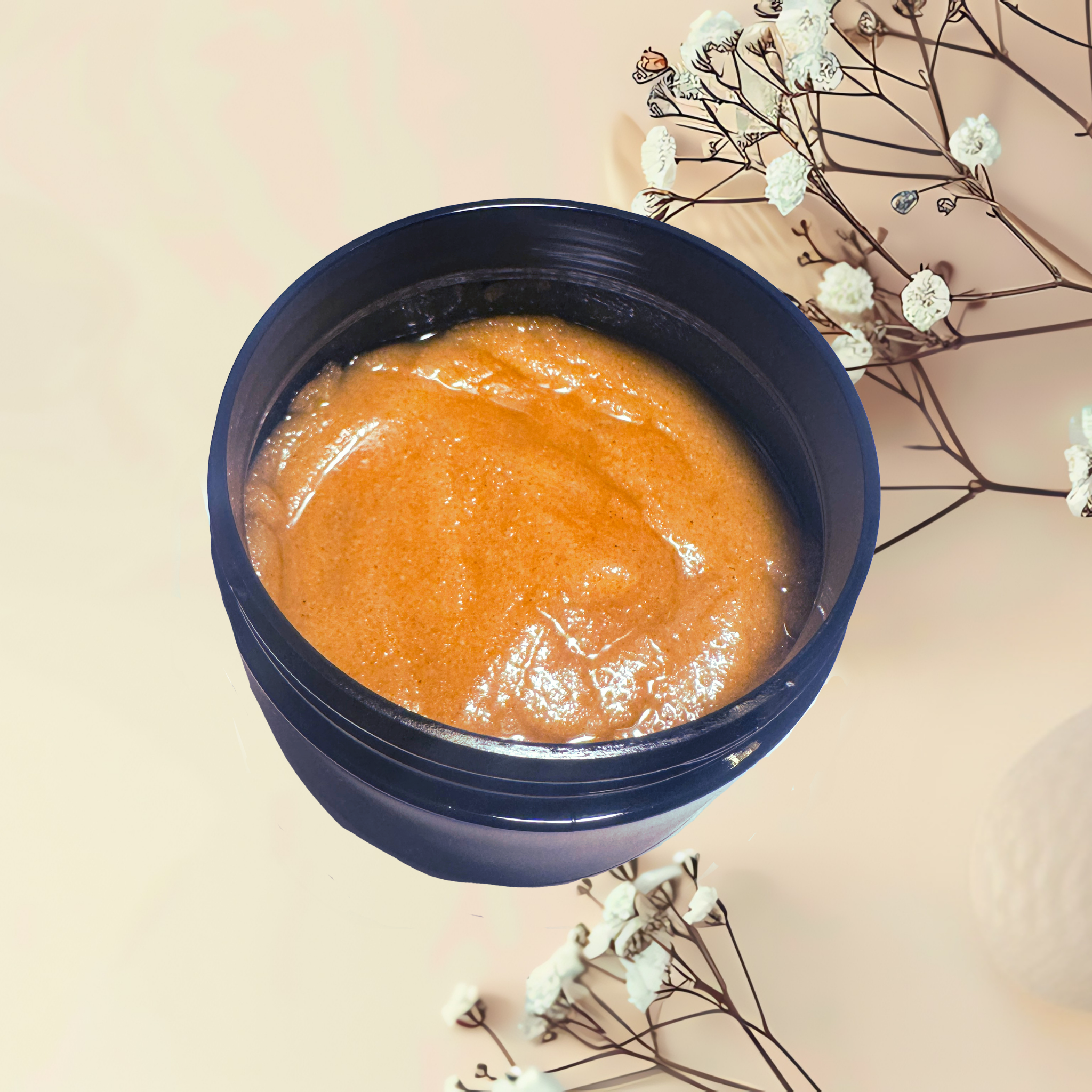 Ginger & Honey Natural Whipped Sugar Scrub with Avocado Oil Fragrance Free | 5 oz