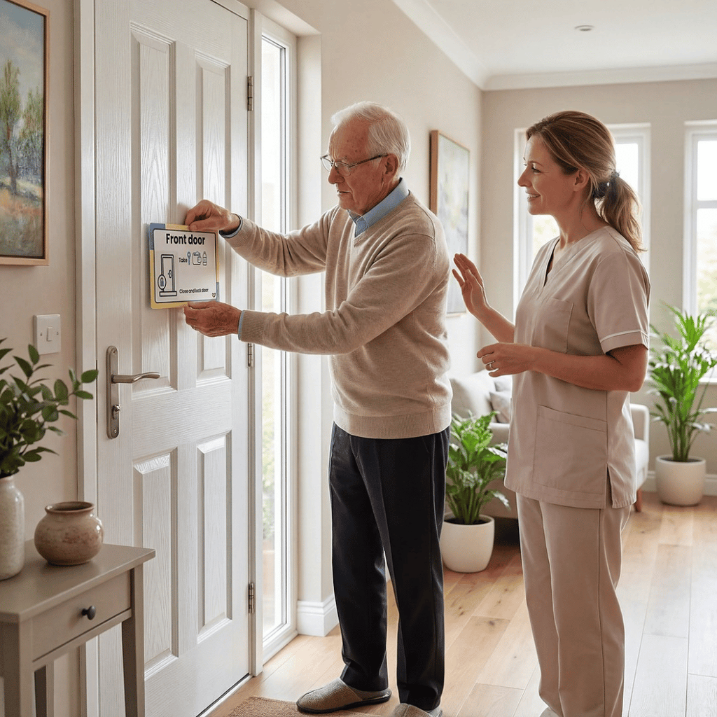 The Familiar Space Room Signs | Memory Support and Visual Support