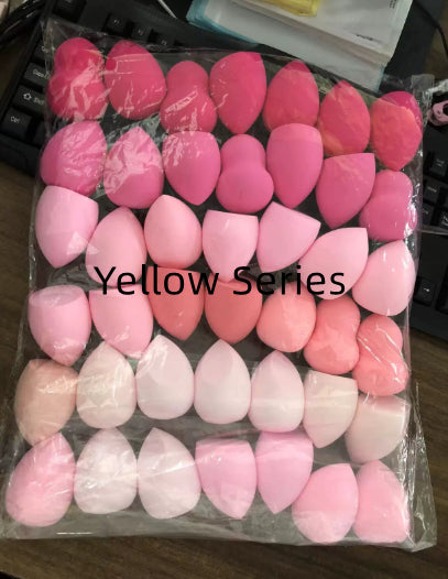 Superweiches Beauty-SetNicht saugfähiger Kosmetik-Cushion-Puff Wiederverwendbarer Nass- oder Trockenschwamm zum Wegwerfen