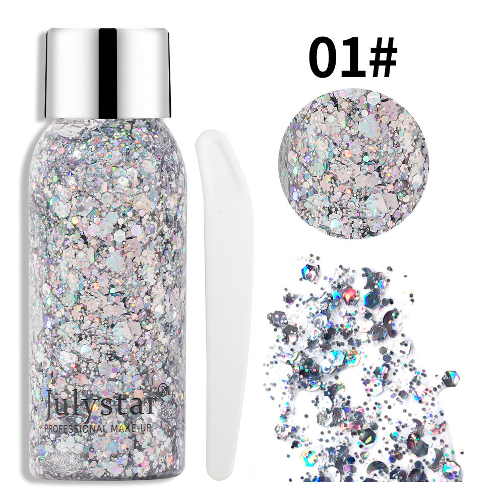 Beauty Colorful Stage Sequins Liquid Eye Shadow Facial Body Sequins