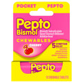 Pepto-Bismol To Go Upset Stomach Reliever/Antidiarrheal, Chewable Tablets, Cherry