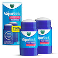Vicks VapoStick Solid Balm, No-Mess Chest Rub Stick, Soothing Vicks Vapors, 1.25 oz (Twin Pack, 2 Count)