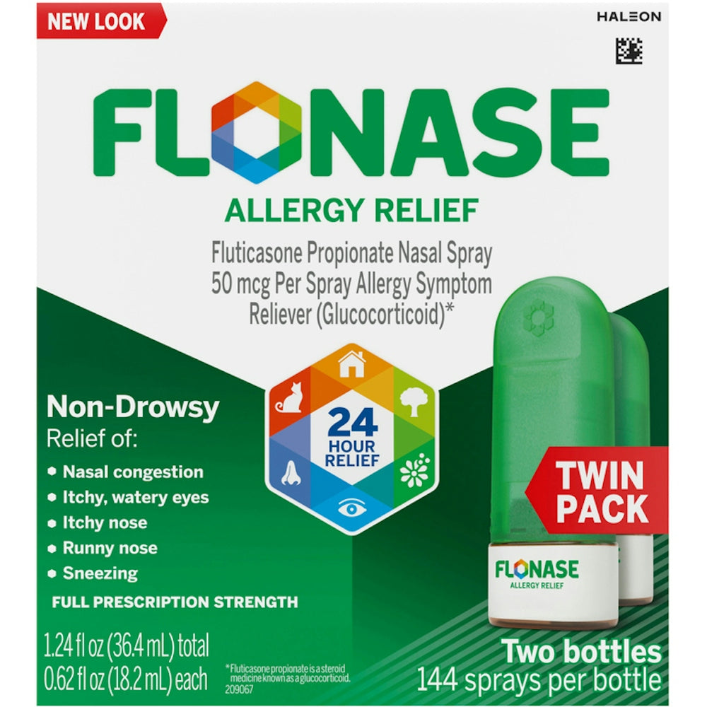 Flonase® Allergy Relief Nasal Spray – 24-Hour Non-Drowsy Formula