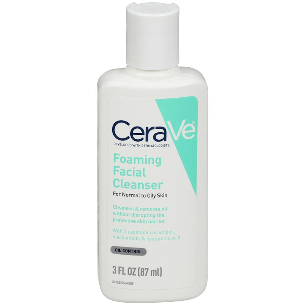 CeraVe Foaming Face Wash, Facial Cleanser For Normal To Oily Skin