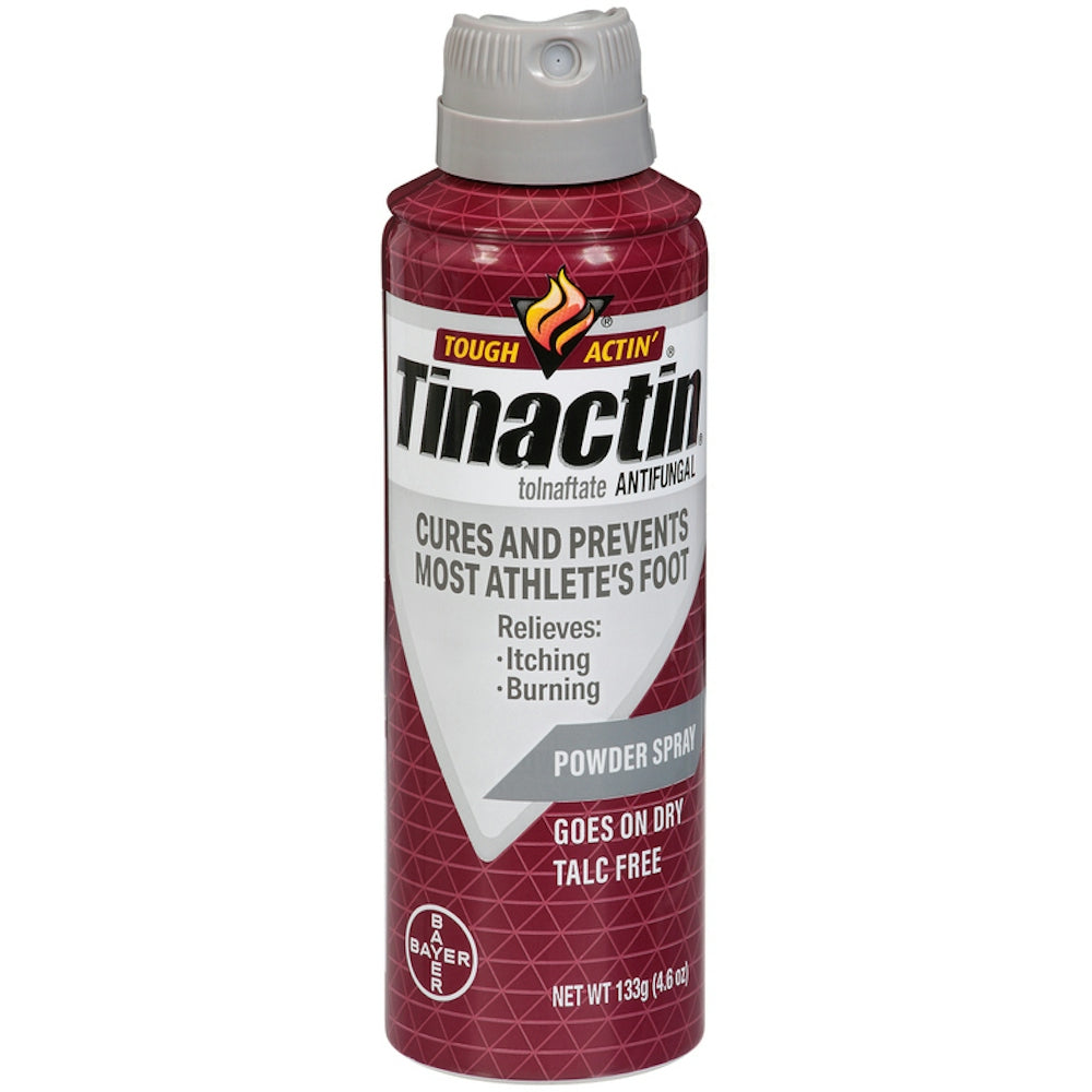 Tinactin Athlete's Foot Antifungal Powder Spray, Tolnaftate 1% – 4.6 oz Aerosol
