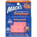 Mack's Pillow Soft Silicone Earplugs for Kids, Waterproof - Orange, 6 Pair