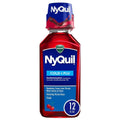 Vicks NyQuil Nighttime Cold & Flu Relief Liquid, Berry Flavor, 12 fl oz