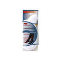 +MD Unisex Ribbed Compression Socks, Over the Calf, White, Medium – Graduated Compression for Circulation & Support (1 Pair)