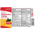 Leader Magnesium Citrate Saline Laxative, Sugar-Free Grape 10 Fl Oz 096295143119