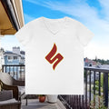 Lady Dabblers Das Shuli Network Damen-V-Ausschnitt-T-Shirt