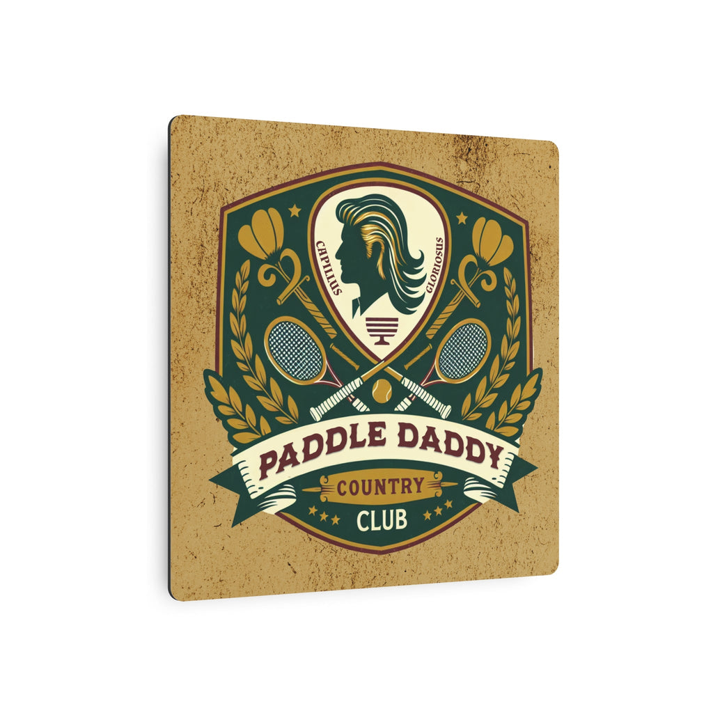 Paddle Daddy Country Club Metallkunstschild, Für Wände, die Mitgliedschaft verdienen, Wandkunst, Mannhöhlenschild, Vatertagsdekoration