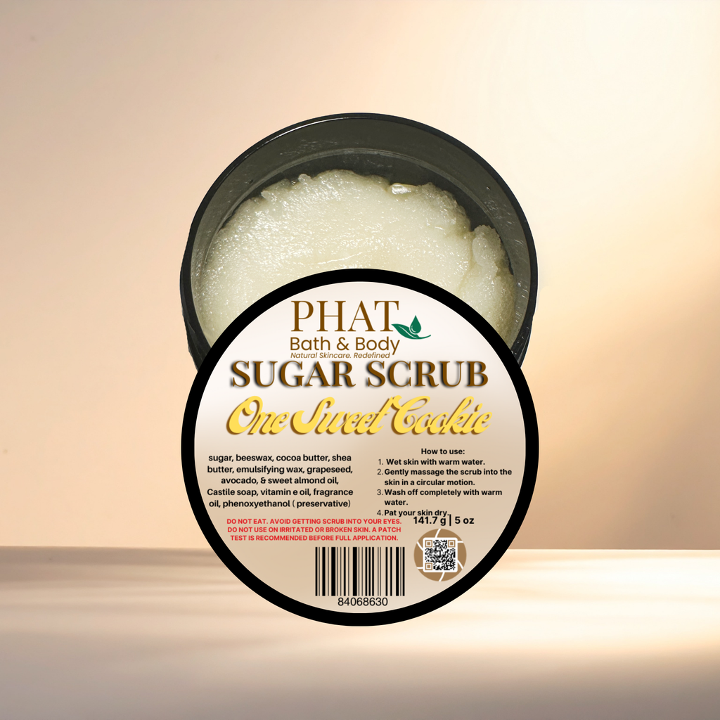 One Sweet Cookie Whippe Sugar Scrub with Cocoa Butter Vitamin E | 5 oz