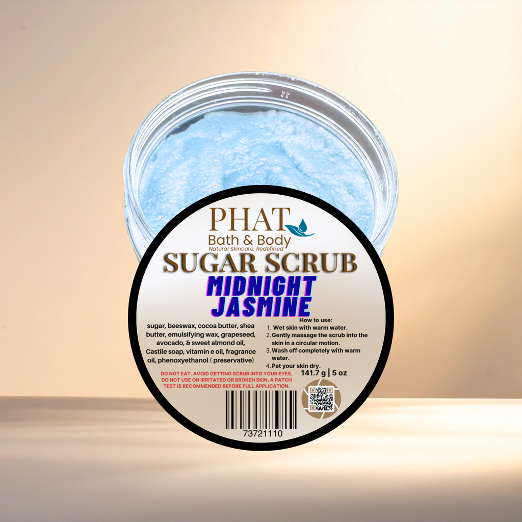 Midnight Jasmine Whipped Sugar Scrub with Shea & Cocoa Butter | 5 oz