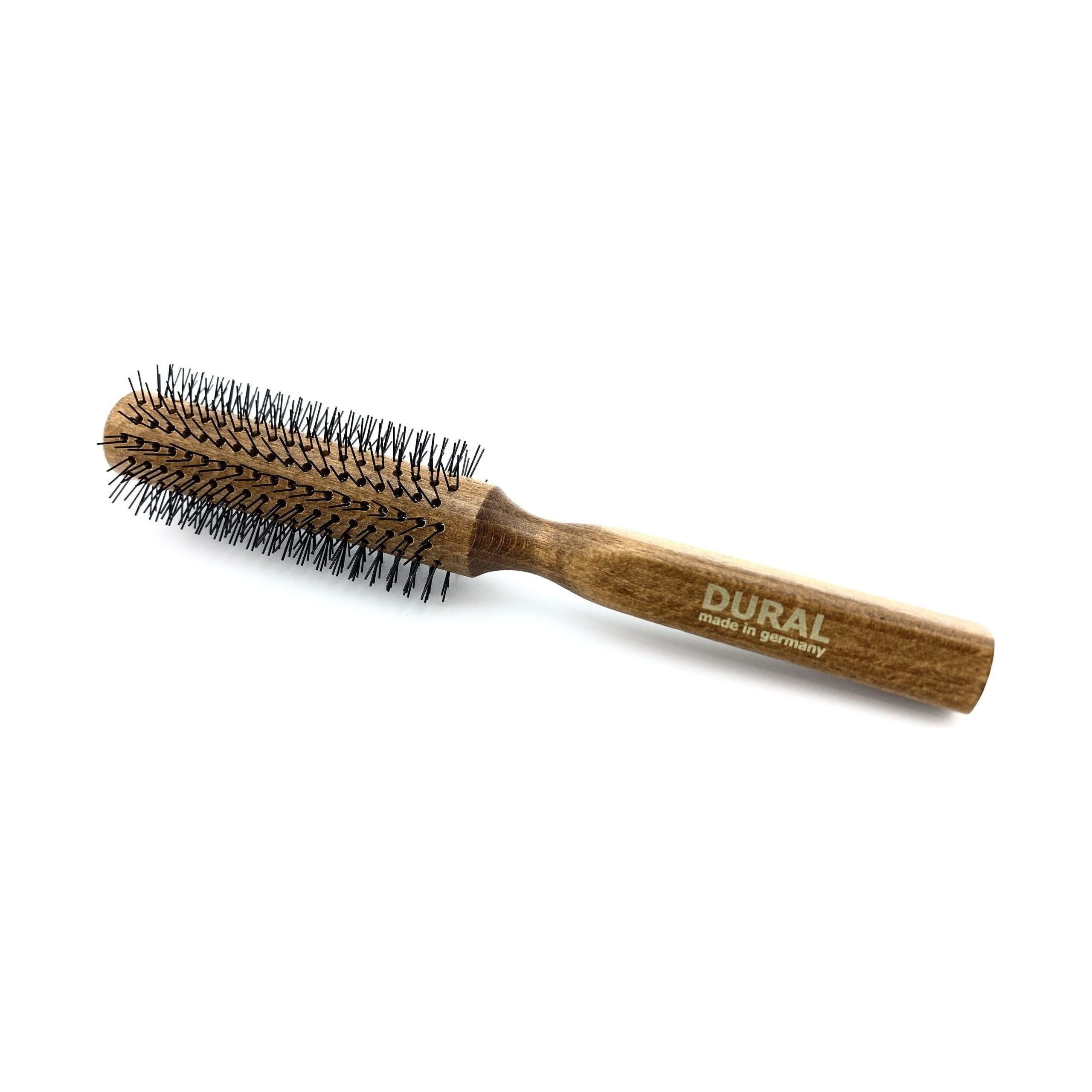 Dural round Styler Hair Brush For Styling Nylon Pins Beech Wood