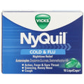 Vicks® NyQuil™ Cold & Flu Nighttime Relief – Liquid Capsules