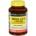 Mason Natural Omega 3-6-9 Complex, Heart & Joint Health Support, 60 Softgels