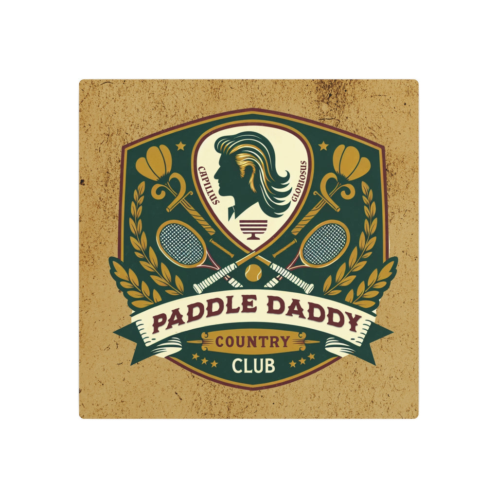 Paddle Daddy Country Club Metallkunstschild, Für Wände, die Mitgliedschaft verdienen, Wandkunst, Mannhöhlenschild, Vatertagsdekoration
