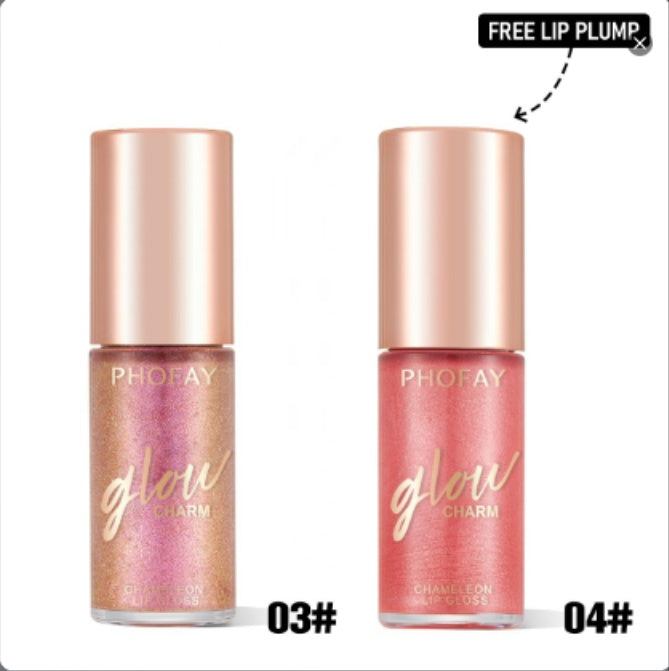 PHOFAY Feuchtigkeitsspendender Schimmer-Lipgloss