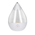 Crane Droplet 0.5 Gallon Ultrasonic Cool Mist Humidifier, Clear/White