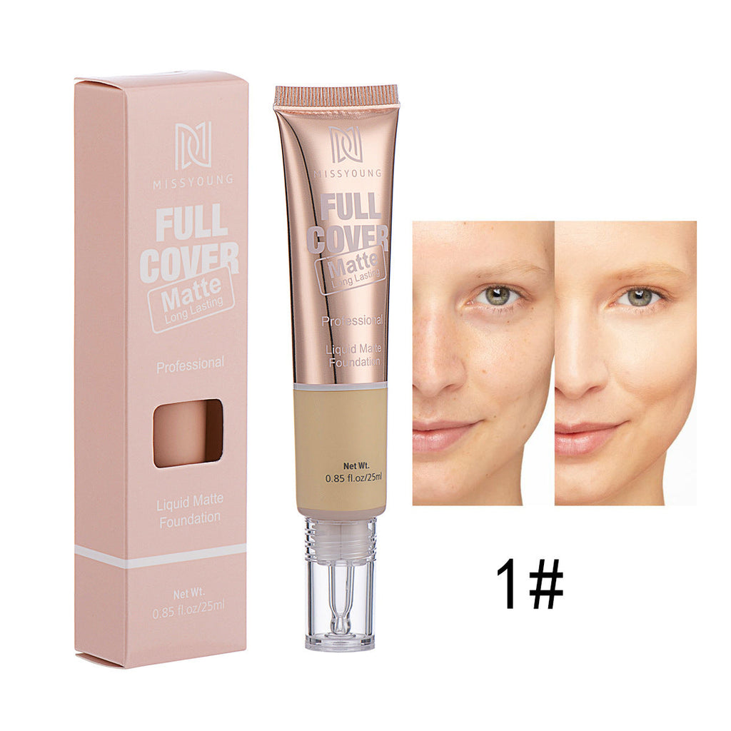 Leichte atmungsaktive Concealer Matte Flüssig-Foundation