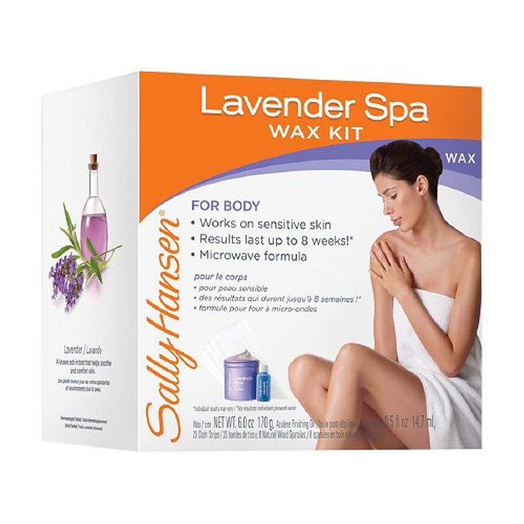 Sally Hansen Lavender Spa Wax Hair Removal Kit