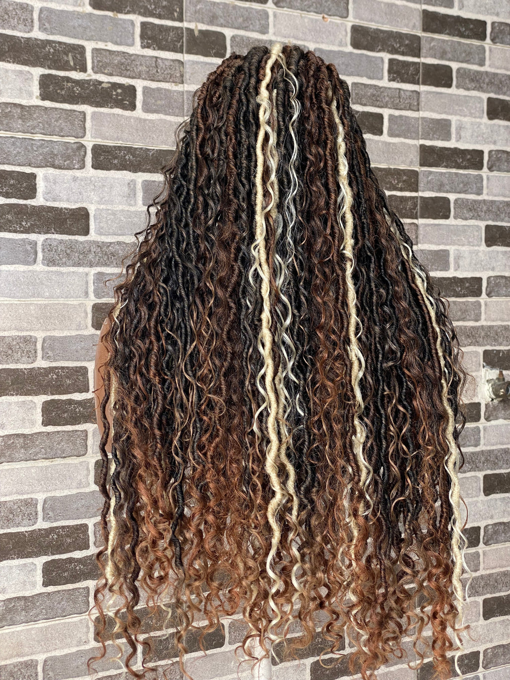 Soft Locs Perücke - Bohemian Full Lace Faux Locs (Africa Queen)