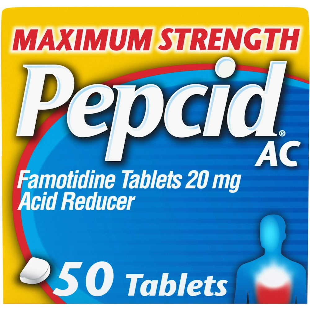 Pepcid AC, Acid Reducer, Maximum Strength, 20 Mg, Tablets