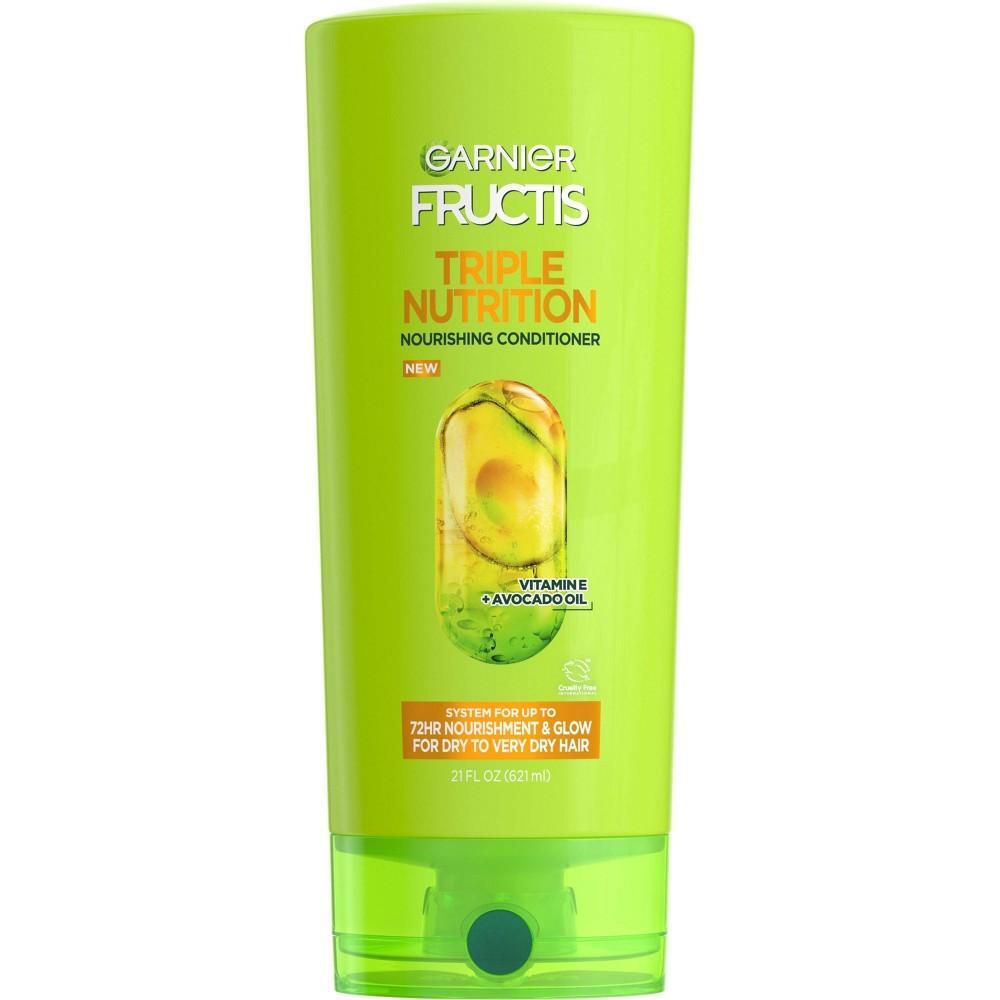 Garnier Fructis Triple Nutrition Conditioner for Dry to Very Dry Hair, 21 oz