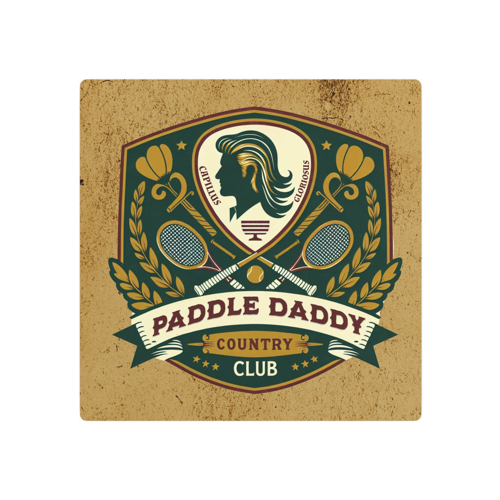 Paddle Daddy Country Club Metallkunstschild, Für Wände, die Mitgliedschaft verdienen, Wandkunst, Mannhöhlenschild, Vatertagsdekoration
