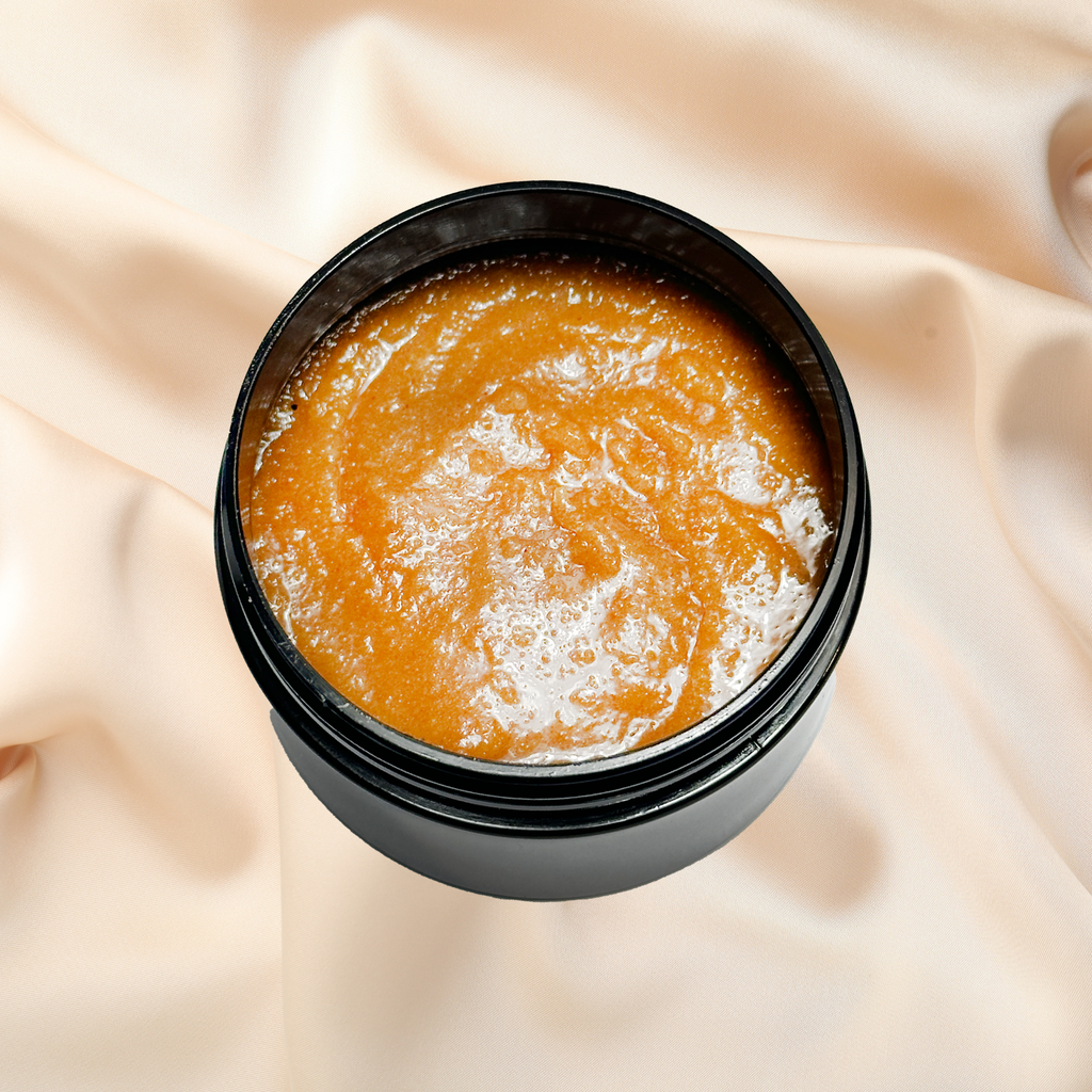 Pumpkin Powder Whipped Sugar Scrub Fragrance Free with Shea & Cocoa Butter | 5 oz