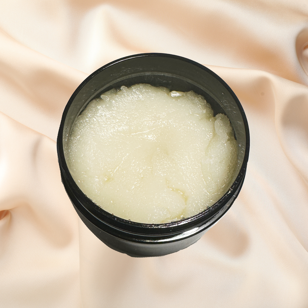 Unscented Whipped Sugar Scrub Fragrance Free with Cocoa Butter | 5 oz