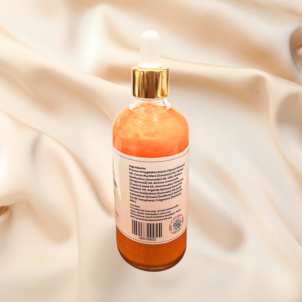 Wish Upon a Star Glowing Goddess Natural Shimmer Body Oil Thousand Wishes Type Golden Glow | 3.2 oz
