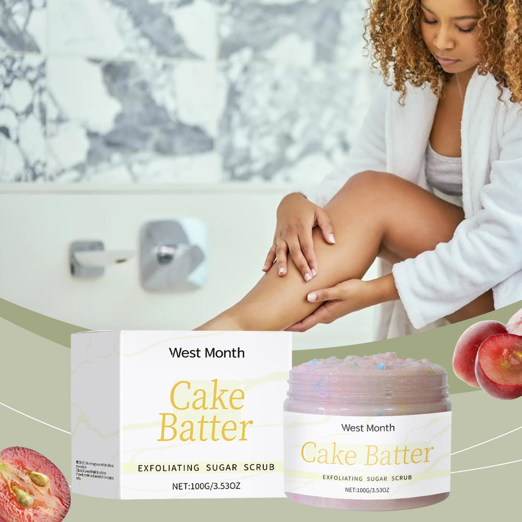 Kuchenteig West Month Peeling-Peeling, sanftes Peeling für abgestorbene Haut, feuchtigkeitsspendendes Peeling