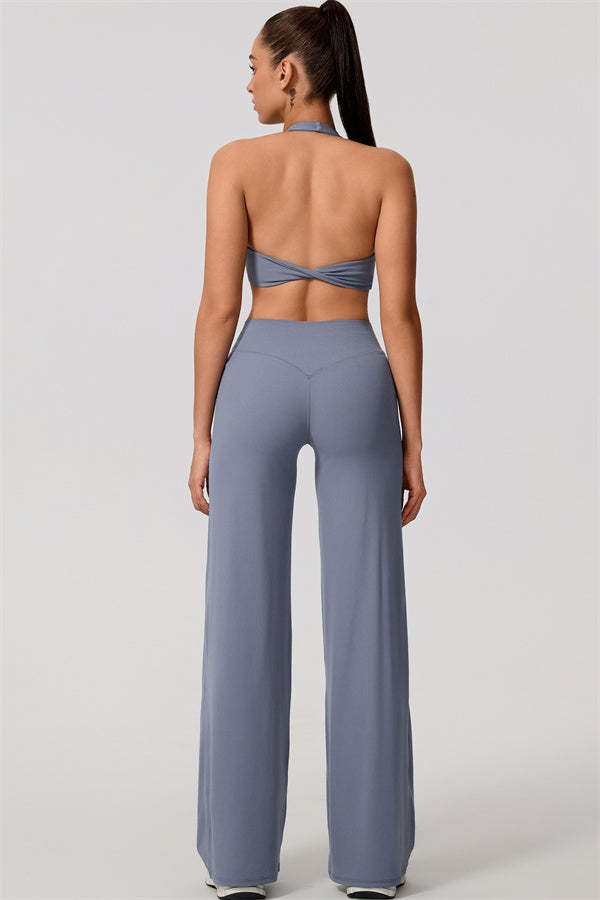 The Nestle Sports Bra Straight Leg Pants 2-Piece Set