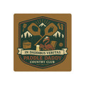 Paddle Daddy Country Club™ Metal Art Sign, Wall Decor for Outdoor Enthusiasts, Country Club Decor, Unique Gift for Dads, Camping Decoration