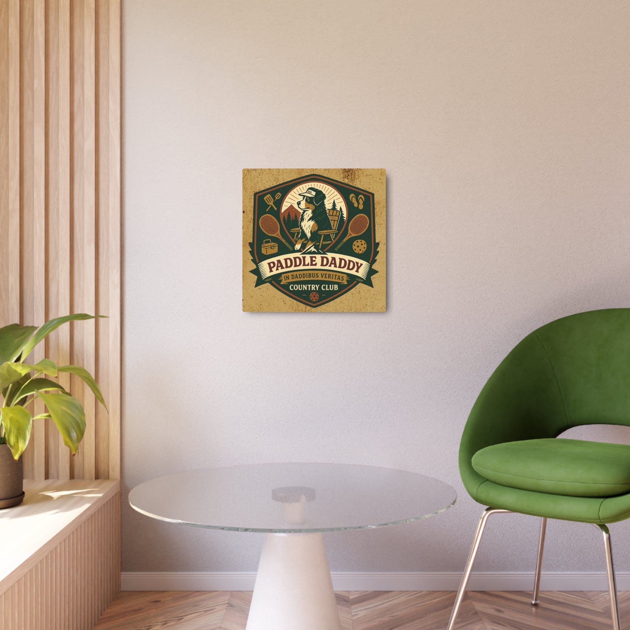 Paddle Daddy Country Club™ Metallkunstschild Die Chloe Edition