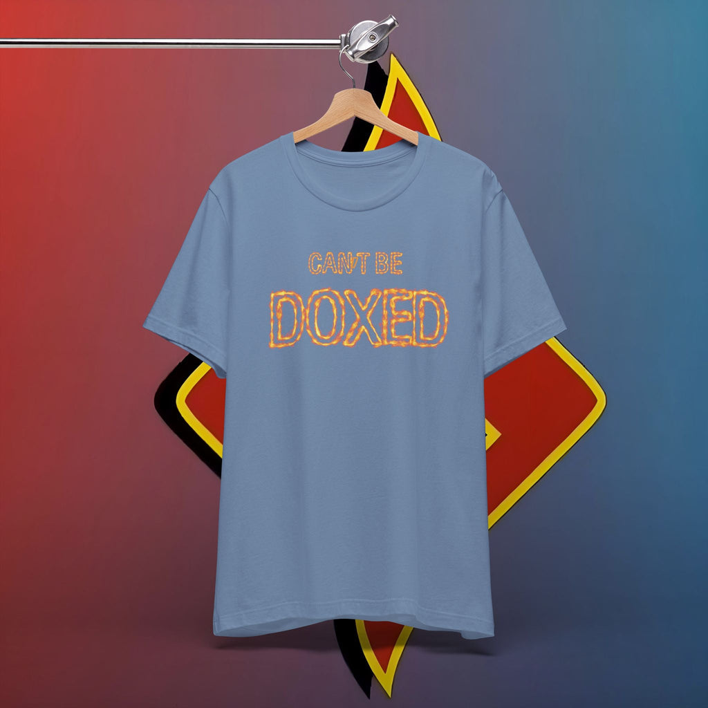"Blazing Anonymity: Kann nicht gedoxt werden – The Shuli Network Inferno Edition #skoal" Unisex T-Shirt aus Jersey mit kurzen Ärmeln