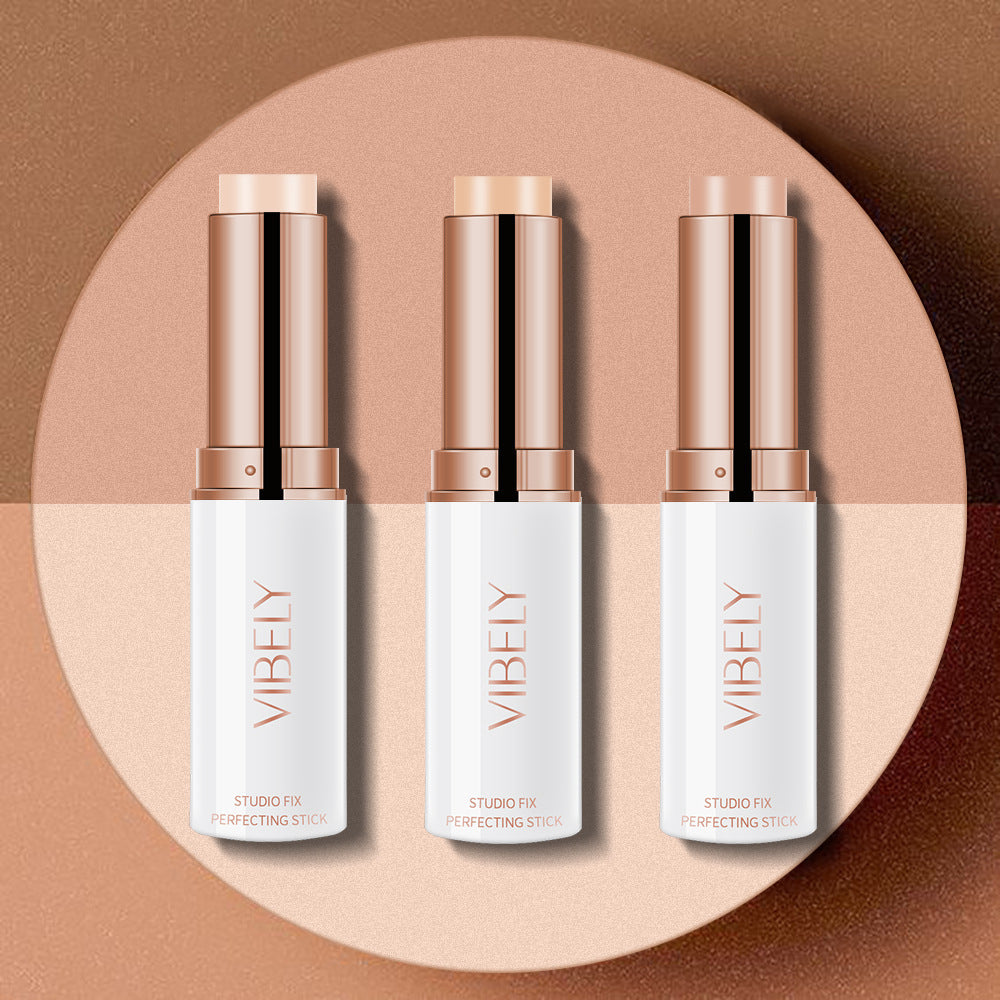 Three-dimensional Double-headed Highlight Contour Stick Facial Concealer Dark Circles Acne Marks Concealer Pen