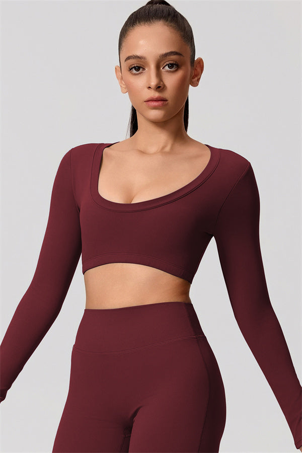 The Nestle Long Sleeve Crop Top