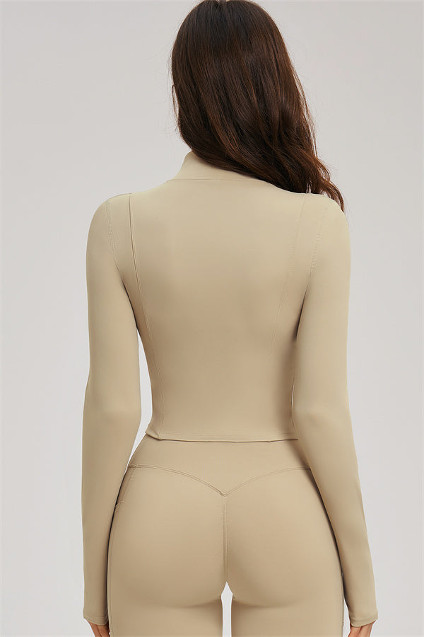 The Sizzle Zip Jacket Sports Bra Flared Leggings 3-Piece Set