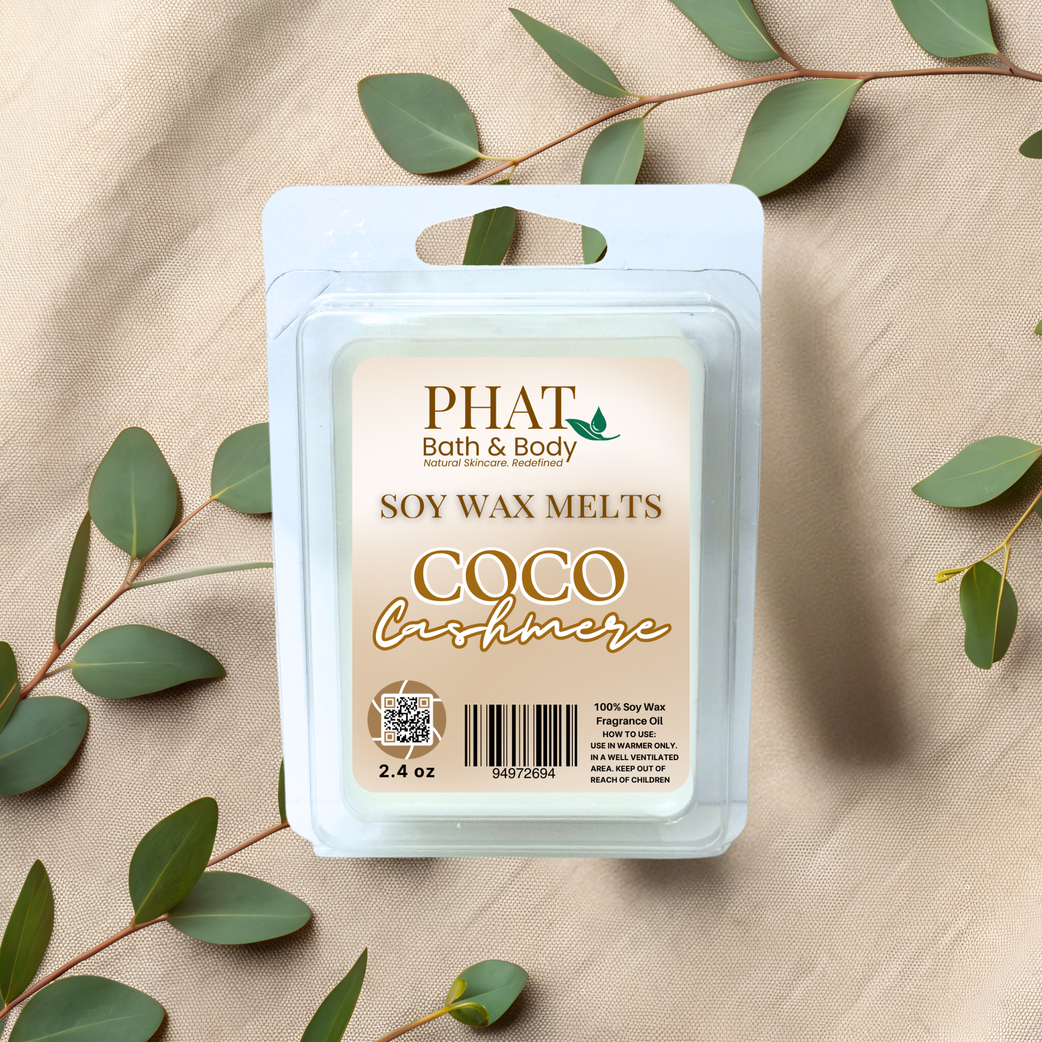 Coco Cashmere Soy Wax Melts Cocoa Butter Cashmere Type | 2.4 oz