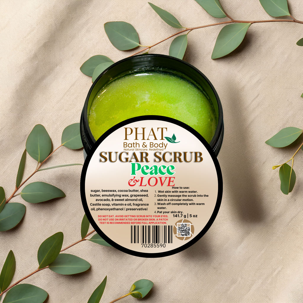 Peace & Love Whipped Sugar Scrub Patchouli with Shea & Cocoa Butter | 5 oz