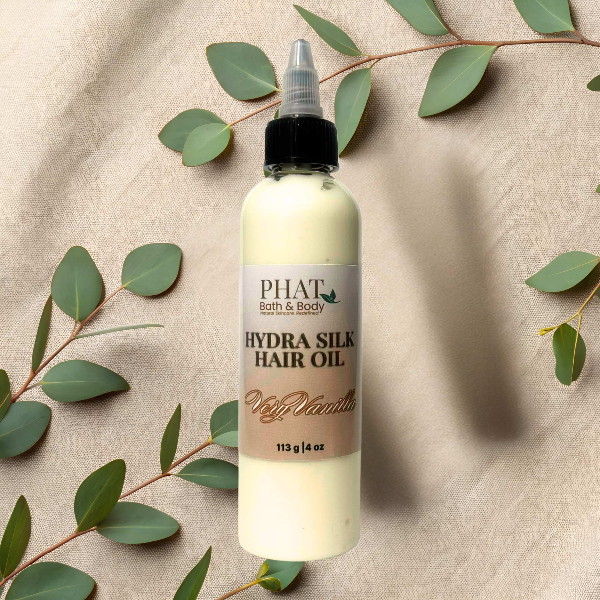 Very Vanilla | Hydra Silk Hair Oil | Hydrate | Smooth | Restore | 4 oz