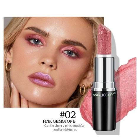 Non-fading Non-stick Lipstick With A Long-lasting Pearly Finish