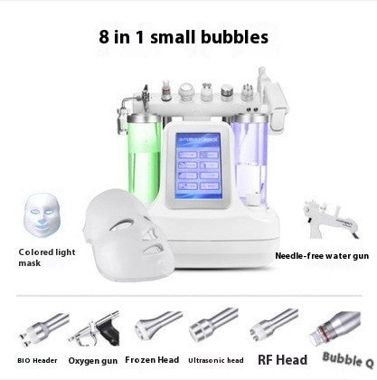 Schönheitsinstrumentenreiniger Gesichtssauerstoffinjektion Hautspray Schönheitssalon Mesotherapie Farblichtmaske Schönheitsinstrument