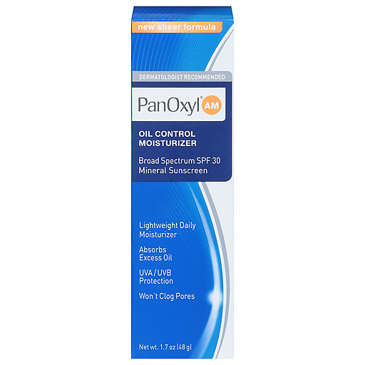 PanOxyl AM Broad Spectrum  Spf 30 Oil Control Moisturizer  1.7 Oz