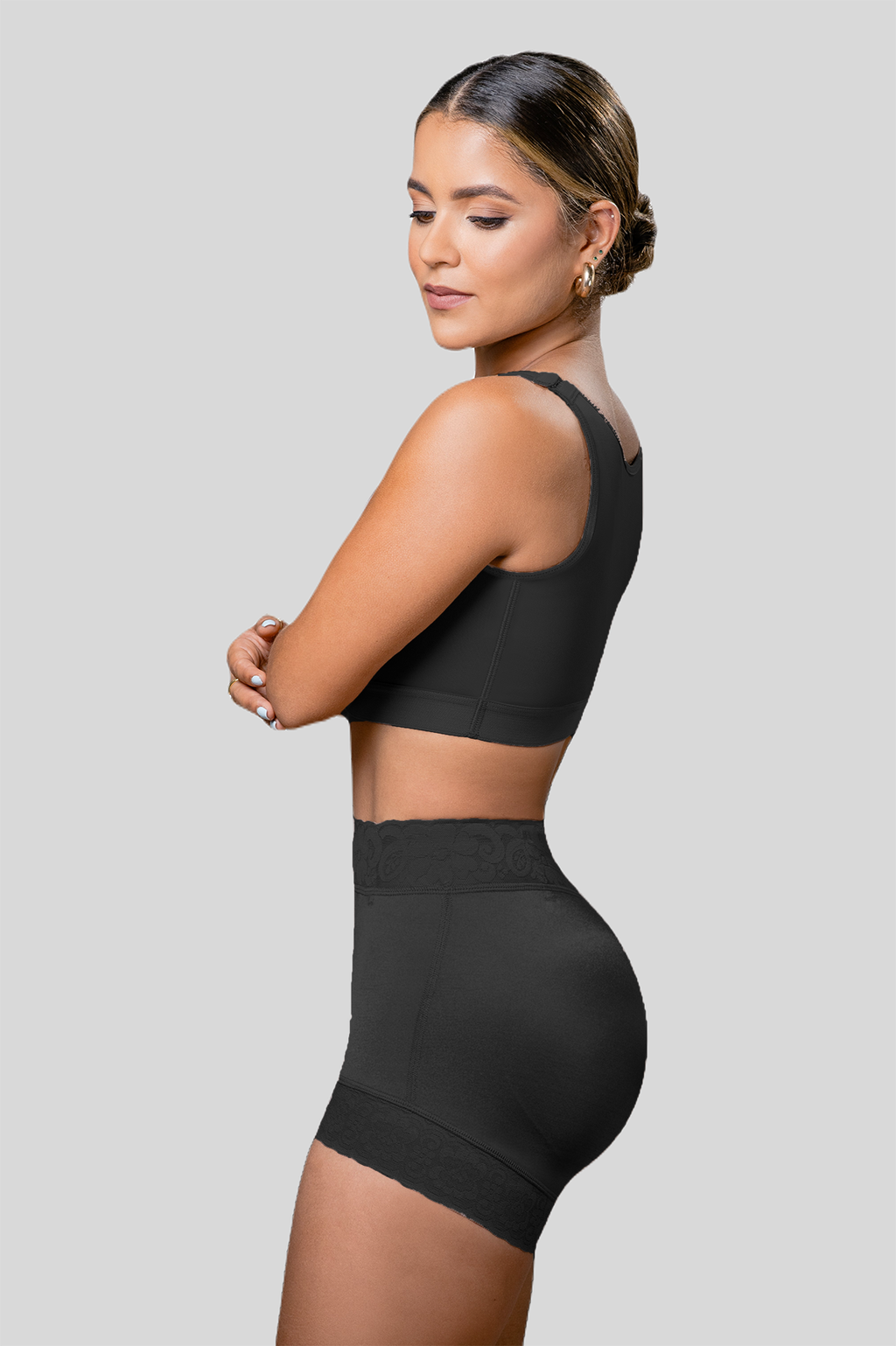 Lace Trim Shapewear Boyshort