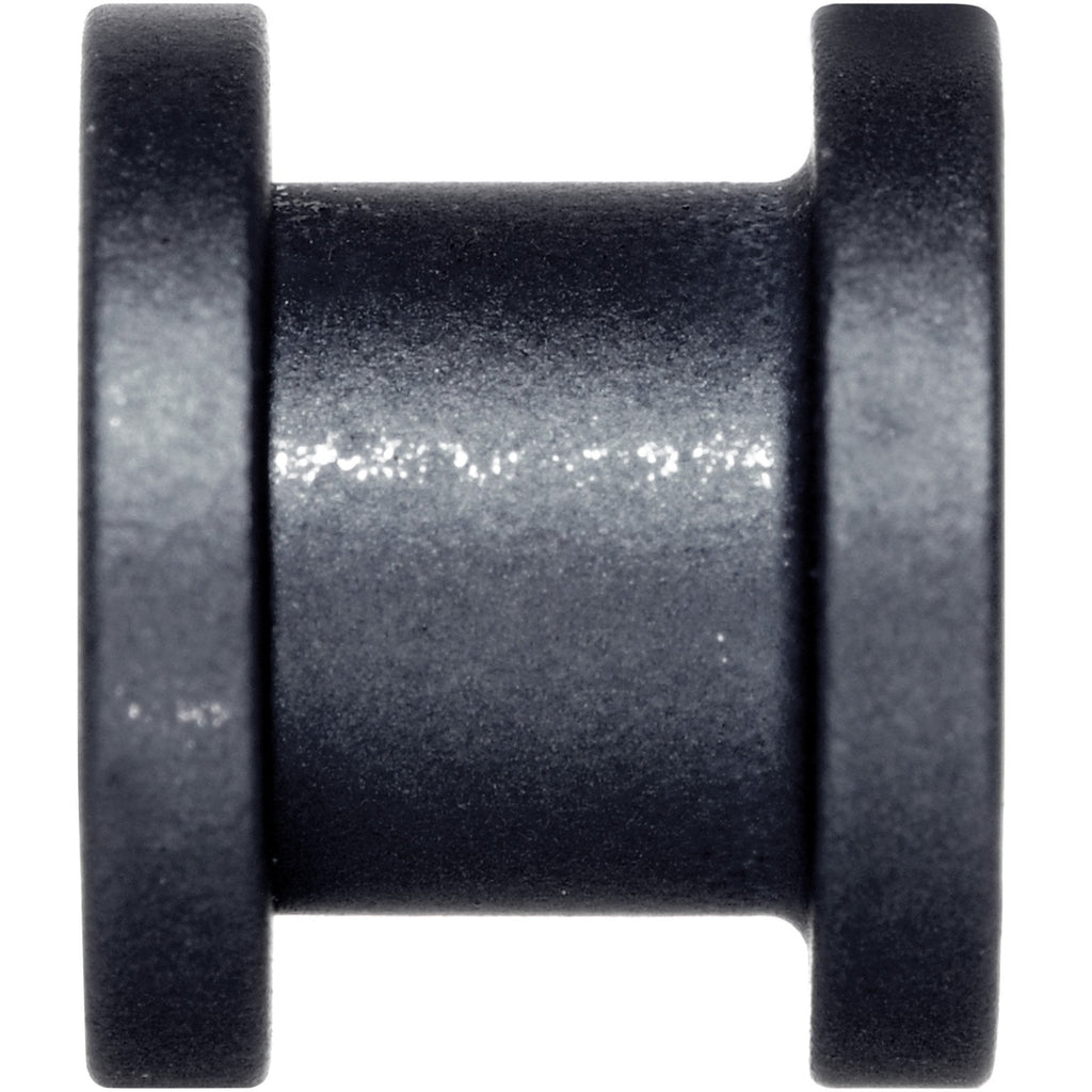 Brown Matte Silicone Screw Fit Tunnel Plug Set 6mm to 25mm